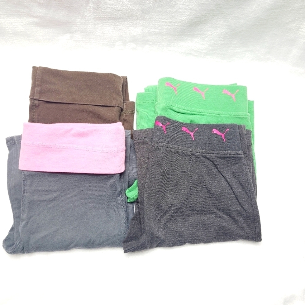 4 X size S pants bundle , 2 PUMA, 2 old navy